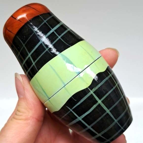 - Vintage Russian "Wizard Of Oz " set of 5 wood nesting dolls hand painted - Picture 5 of 12